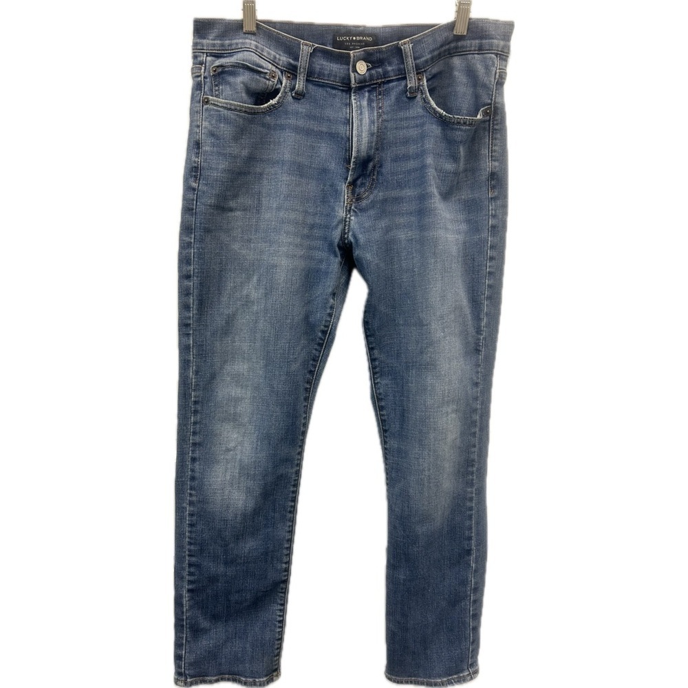 Lucky Brand Men’s 410 Athletic Slim Fit Stretch Blue Jeans 32” x 28”